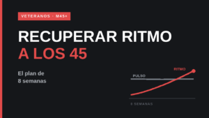 Correr a partir de los 45: más ritmo con el mismo pulso tras un plan de 8 semanas
